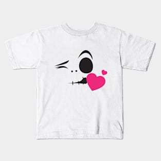 scary face Kids T-Shirt